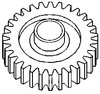 Ford 3000 Gear, Reverse Idler, 8 Speed Transmission