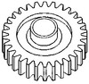 Ford 3610 Gear, Reverse Idler, 8 Speed Transmission