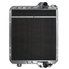 photo of This radiator fits the following tractor models: T6010, T6020, T6030, TS100A, TS110A, TS115A, TS125A, TS135A, TS6020, and TS6030. The core measures 23 1\2 inches high, 20 5\8 inches wide, and 4 7\16 inches deep. Replaces part numbers: 82033794, 82033772, 87306757, 87306756, and 82033774.
