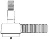 photo of A= 3-1\8 inch, B= 5\8 inch right hand. For tractor models TEA20, TED20, TEF20.