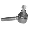 photo of Drag link end, rear, threaded portion to the tie rod is 5\8 diameter 18 threads and left handed threads. Length is 3 inches from end of threads to center of ball joint. For tractors: MF135, MF240, MF250 Industrials: 20D with adjustable axle, 2135 narrow axle. Replaces 969352M1.