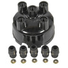 photo of Cap has threaded terminals. Fits LUCAS Distributor on: TE20 (Z120), (TEA20, FE35 and TED20 using 80, 85 or 87mm Standard Engines). For Lucas distributor # 40084E, 40243H. Replaces 829920M1, 829937M1, 415298, DDB163