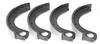photo of Complete set of 4 brake shoes with bonded linings for models TO20 and TO30.