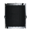 photo of This radiator has 10 fins per inch and 8 rows of tubes. It is 23.87 inches tall and the core size is 21.25 inches wide. This radiator fits Ford \ New Holland models 555E, 655E, 675E, LB75. Replaces original part number 85802859.