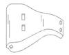 photo of Fits Models: 8N, NAA, 2000, 4000, 600, 620, 630, 640, 650, 660, 800, 820, 840, 850, 900, 960. Can replace OEM part number 86531095. This hinge is made for the 2 3\8 inch wide spring. Will work on the 3 inch spring with modification of bolt holes.