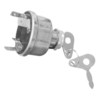 photo of Starter Switch. 4 prong. Includes 2 keys. This is a three position switch, heat, operate, start. Diesel Engines - LUCAS Equipment. Replaces 3048227R92, 35630, 35648, 31854