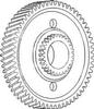 photo of This transmission gear is the 1st gear, in the 4 speed transmission. It is 60\28 tooth, and is for tractor models 2000, 2100, 2110, 2120, 2130, 2150, 2300, 2310, 3000, 3055, 3100, 3110, 3120, 3150, 3190, 3300, 3310, 3330, 3400, 3500, 3550, 4000, 4031, 4040, 4120, 4121, 4130, 4131, 4140, 501, 600, 601, 700, 701, 800, 801, 8N, NAA, NAB, Jubilee.