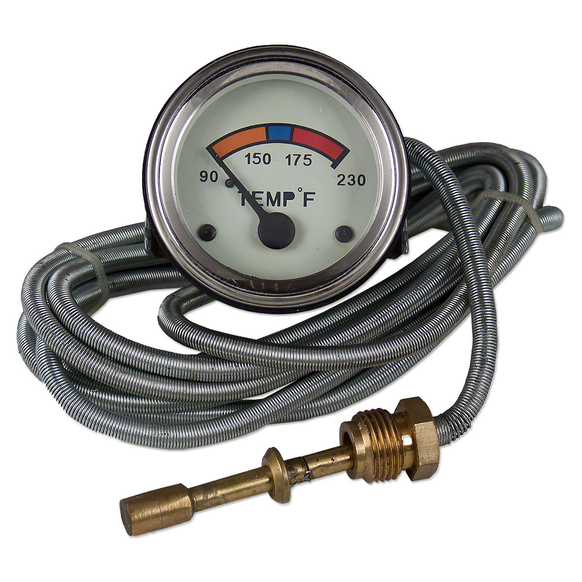 Fordson Ford Dexta Water Temperature Gauge 72" Capillary 