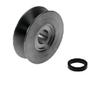 photo of For 8N, 9N, 2N, NAA, 600, 700, 800, 900. All using 12 Volt conversion kits with a Delco single wire alternator. Pulley, single groove 5\8 inches wide. The diameter varies from our different suppliers. This measures about 2 5\8 inches outside diameter, give or take about a 1\4 inch. This should be fine and within the adjustability of the Alternator Adjusting Arm. Replaces 98NAA5825.