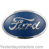 photo of This is a New Ford Hood Emblem Blue with Chrome. Ford 1939 - 1942. Replaces Original Part Number 9N16600S