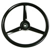photo of 15-1\4 inch diameter, 36 spline, 13\16 inch shaft, 3 covered spokes. For tractor models 2294, 2394, 2594, 3294, 3394, 3594, (7110, 7120, 7130, 7140, 7150, 7210, 7220, 7230, 7240, 7250, 8910, 8920, 8930, 8940, 8950 all with standard steering column). Replaces A164267, A61007, A65544.