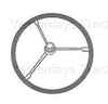 photo of This Steering Wheel measures 16 inch diameter, 7\8 inch to 1 inch tapered keyed hub, 3 steel spokes with a 5\8 dish. For tractor models V, VC, VI, VO, VA, VAC.