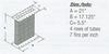 photo of Radiator Core - Styled A (serial number 488000 and up), AO (serial number 260000 and up), AR (serial number 260000 and up), 60. Order A2153R Gaskets if needed. Replaces: AA2235R, AA5582R