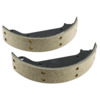 photo of These brake shoes measure 10-1\2 inches overall outer curved length and 1-3\4 inches wide. Used on John Deere A, G, 60, 70 High-Crop, 630 High-Crop, 730 High-Crop, AO, AR for differential brakes not rear wheel brakes, 620 Orchard and High-Crop, 720 High-Crop. Replaces RE204401, AA314R. Price is for one pair \ one wheel.