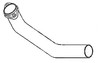 photo of 2 bolt inlet, 25  vertical length, 20  horizontal length, 1-7\8  outlet O.D. Used with manifolds B2282R, B2472R, AB3980R casting# B2803R and muffler AB2700R. For tractor models B, BN, BNH, BW. All SN# B201000 and up.