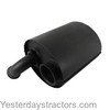 photo of Replaces original mufflers on vertical exhaust systems. Used on John Deere 6506, 6600, 6800, 6900.