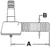 photo of Right hand threaded end, A= 3.12, B= .687. For tractor models M, 40, 320, 330, 420, 430, 435, 1010 (Also subs for AM498T).