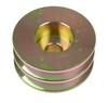 photo of Pulley, 3-1\8 inch diameter, 5\8 inch shaft bore, 2 grooves for 1\2 inch wide V-belt.