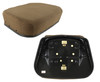 photo of Bottom seat cushion, brown cloth, made to fit Personal Posture Seat. Heavy Duty Fabric On High Density Foam, Steel Back for Mechanical Suspension. Replaces John Deere Part Number AR76515