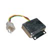 photo of This voltage regulator is used on some of the following 1020, 1520, 1530, 2020, 2030, 2440, 2630, 2640, 300B Indust\Const, 301A Indust\Const, 302 Indust\Const, 302A Indust\Const, 401B Indust\Const, 401C Indust\Const, 4020, 4455, 450 Riding Mower, 4520. Replaces AMO6064, PL105-139, 1400-0569, 230-16102, 8010-139, VR-1755, 3195003, 3211952, 166-139, 5-139, 5-81, 5-67, R2AM4, 8RH2004D, 8RB2007, 105-139, VSH-6201R, 8-359, M5-146, M09-05, AR77485, AT21815. 12 Volt, B-Circuit, Neg ground. 15.2v set. Plug-Type N; Wiring Code 3 Terminal ID: Red Isolation Diode (+), Black Ground, Green Field, Yellow Ignition.