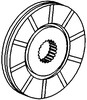 photo of 21 internal splines, 5.640 inch O.D.. For model 2010 RC or RC utility.