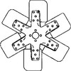 John Deere 400 Fan, 6 Blade