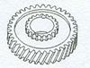 photo of 31\20 tooth, 1.375 inch I.D. 4.750 O.D. For JD 1641F, 2020, 2030, 2040, 2120, 2440, 2630, 2640, 820, 920, 2240 SN# 350000> tractors.