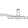 photo of This Center Steering Arm is used on the following non-adjustable front axles: 300B, 302, 302A, 310B, 401B, 401C, 2640 serial number 341000 and up, 301A. Replaces AT52867, AT32476