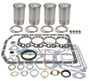 photo of For 3010 Diesel with block #R26160 Only. 4 Cylinder, 254 CID, Overbore 4-1\8 to 4-1\4 Inches. Engine Block R26160 Only. 3 Ring Piston, Keystone top compression ring. Basic Engine Kit less bearings includes: sleeves and sleeve seals, pistons and rings, pins and retainers, pin bushings, connecting rod bolts, complete gasket set, crankshaft seals. Engine bearings must be ordered separately.