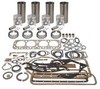 photo of 134 CID 4 cylinder gas 3-7\16 inch Standard Bore. Contains, sleeves, pistons, rings, pins and retainers, complete gasket kit. Bearings are available, must be ordered separately. The head gasket is this set is metal clad and for 7\16 inch head bolts. For tractor models NAA, Jubilee, 600, 620, 630, 640, 650, 660, 700.