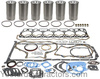 photo of For 4366, 4386 to engine serial number 74999. (DT466 CID DTI466 Turbo Diesel 6-cylinder engine. Cupped head piston). Kit contains sleeves and sleeve seals, pistons and piston rings, pins and retainers, complete gasket set with crankshaft seals. ENGINE BEARINGS ARE NOT INCLUDED.