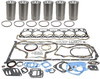 photo of For 3588, 3788, 4386, Engine serial number 77300 and up, 5288, 5488, 6588, 6788, 7288, 7488 and Comb 1470, 1480. (DT466B, DTI466B, DTI466C. Cupped head piston). Kit contains sleeves and sleeve seals, pistons and piston rings, pins and retainers, complete gasket set with crankshaft seals. Order pin bushing and bearings separately if needed.