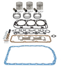 photo of Basic In-Frame Kit with .020 inch Oversize Pistons for 201 CID 3-Cylinder Diesel 4.4 inch Standard Bore. Kit includes .020 inch pistons, rings, valve grind gasket kit, oil pan gasket. For model 4000 (1965-5\1969).