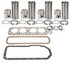 photo of Early serial number. Basic Engine Kit, less bearings (C248 CID Gas 4-cylinder engine). Model M and MV to serial number 278049, O6, OS6, W6, to serial number 35463. (for engines with stepped head high compression piston.) Kit contains complete sleeve and piston kit (overbore from 3-7\8 inch to 4 inch) with rings, pins and retainers, upper gasket set (with composite head gasket) and pan gasket.