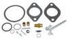 photo of Basic carburetor repair kit contains needle float valve, throttle shaft, float lever shaft and gasket set. Sold with stainless steel, hard chrome needle. Carburetor manufacture numbers: DLTX71, DLTX72 and AA3950R, For A