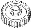 Ford 3610 Gear, Reverse Idler, 8 Speed Transmission