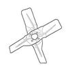 Ford 4500 Fan Blade - 4 Blade