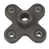 photo of For tractor models: 335, 340, 3400, 340A, 340B, 4400, 515, 532, 535, 540, 730. Hub. 5-1\4 inch overall diameter, 4 mounting holes 7\16 inch diameter, smooth type, 3-7\8 inch spacing. 1-9\16 inch relief diameter, 3\4 inch depth. 13 spline center bore, 7\8 inch diameter. This pump has 13 splines and is NOT threaded. Used with 291951, 292222, 7701044 pump shaft. Replaces 86509731, C5NNN879A. Used with 291315 and on some crankshaft pulleys. Measure crankshaft pulley before ordering.