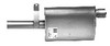 photo of Horizontal Oval Muffler, Aluminized. Inlet 1-3\4 inch inside diameter, Outlet 1-3\4 inch outside diameter, Outlet Pipe length 8 inches, overall length 20-1\2 inches. For 2000, 2600, 3000, 3600, 4000, 5000.