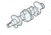 Ford 6610 Crankshaft, 4.4 In. Stroke, 4-Cyl