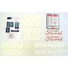 photo of Ford 601 Series for model years 1958, 1959, 1960, 1961 and 1962. 20 Piece Mylar Decal Set