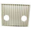 photo of Metal Replacement Grill For 2310, 2610, 2810, 2910, 3430, 3610, 3910, 3930, 4110, 4130, 4610, 4630, 4830, 5030, 5110, 5610, 6410, 6610, 6810, 7610, 7810, 8010. With light holes towards the bottom of the grill. Mounting bolt holes are 5 1\2 inches from the top. Sheet metal parts may or may not come painted as pictured (unless the description states the color). They often come with only a primer coat of paint.