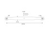 Ford 2810 Lower Link Lift Arm (CAT 1\2)