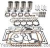 Farmall AV Engine Overhaul Kit, Comprehensive, Less Bearings with Flat Head Pistons