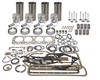 photo of Overhaul kit, less bearings (C152 CID gas 4-cylinder engine). For tractors with flat head standard compression pistons, valve length 5-15\32 inch. Models: H and HV serial number 106908 to serial number 391357. Kit contains sleeves and sleeve seals. Pistons and piston rings, pins and retainers, pin bushings. Complete gasket set with crankshaft seals. Intake and exhaust valves, valve keys, guides and springs. ENGINE BEARINGS ARE NOT INCLUDED. IMPORTANT: The Valves in this kit are 5-15\32 (5.469) inches in length, replacing 362534R1 intake valves, and 362535R1 exhaust valves.