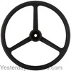 photo of Replacing Ford New Holland part numbers 81862887, 82016844, F0NN3600AA, this steering wheel is 15 inches in diameter, with a splined hub and 3 spokes. Used on Ford \ New Holland models: 5640, 6640, 7740