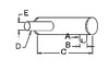 Case 600 Muffler, Horizontal