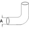 photo of This hose has a 1.750 inch Inside Diameter. It is used on; Case 430 Gas serial number 6169603 and above, Case 530 Gas serial number 6169603 and above, and Case 570. Replaces G46361