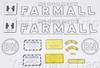 Farmall BN Decal Set