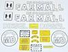 Farmall MD Decal Set